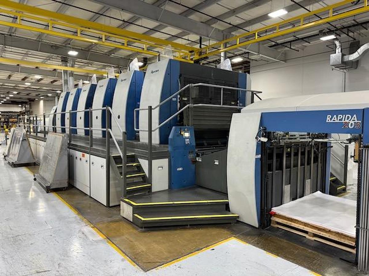 Máquina de impressão offset da Delta Soluções